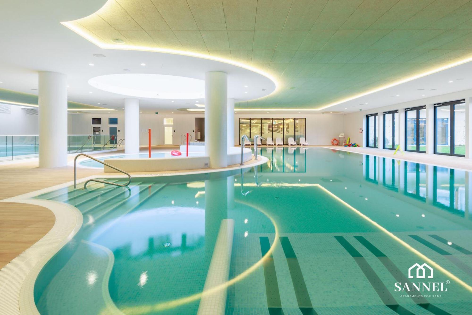 Apartament Baltic Blues Z Dostepem Do Basenow,Strefy Saun,Jacuzzi - Pinea Apartments Pobierowo - Sannel Apartments For Rent Kültér fotó